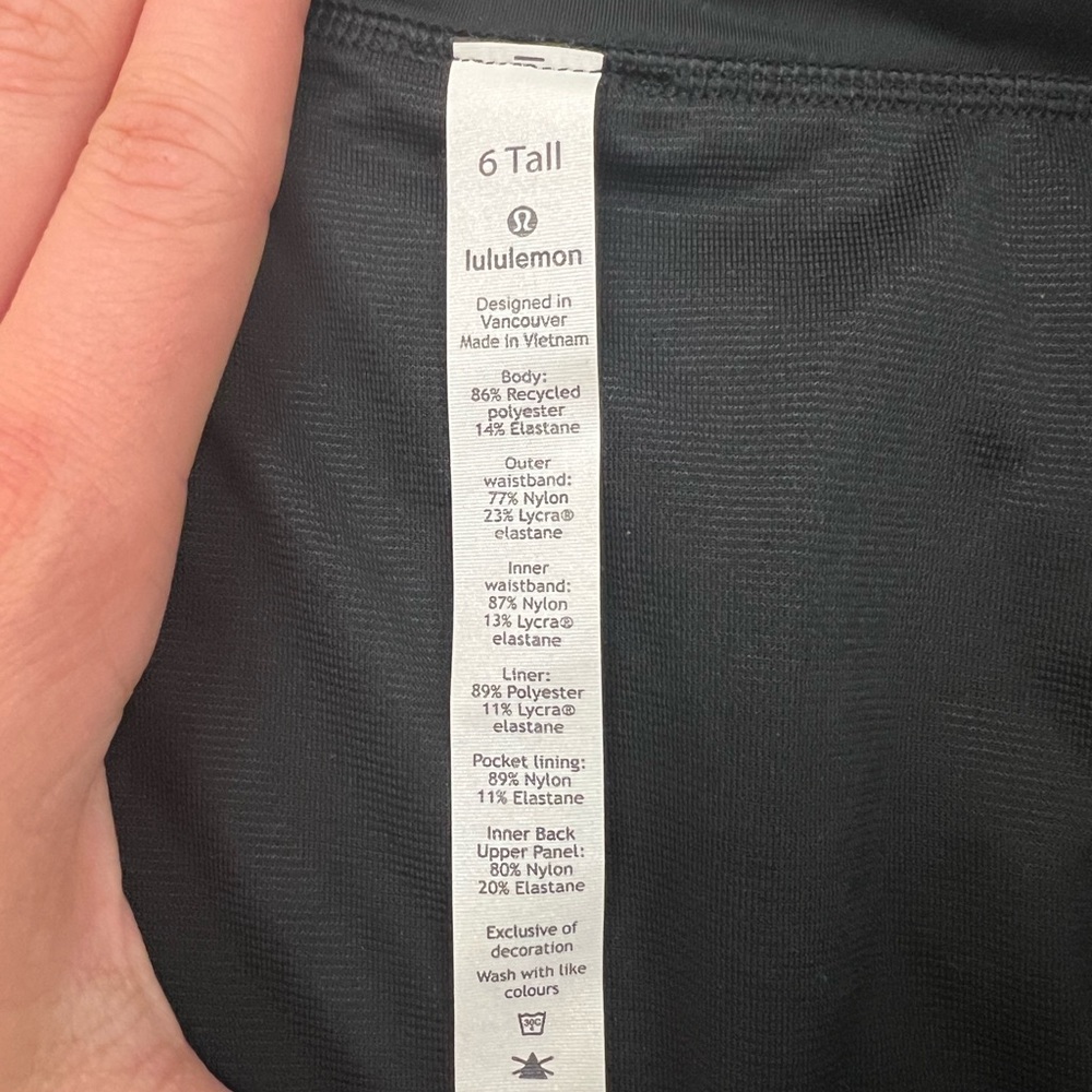 VINTAGE LULULEMON SPEED UP SHORTS - Picture 3 of 5